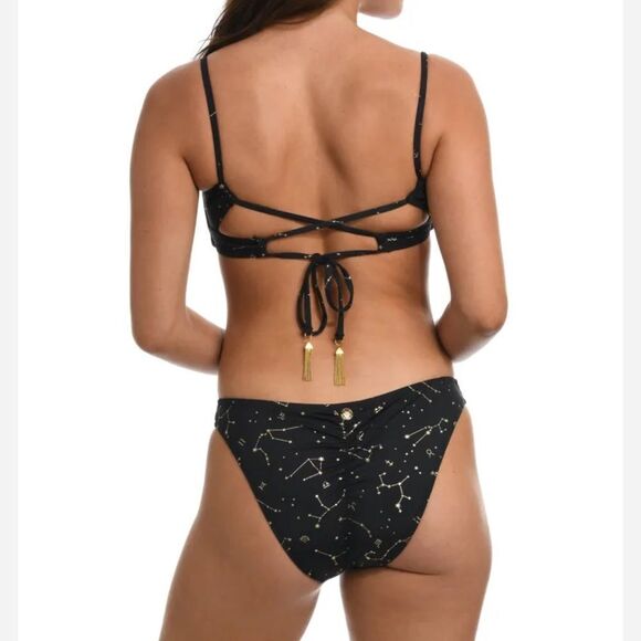 Sunshine 79 Zodiac Bralette Top and hipster bottom set - Picture 3 of 3